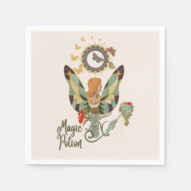 Fairy Tales & Magic Moments Serviette (Vorderseite)