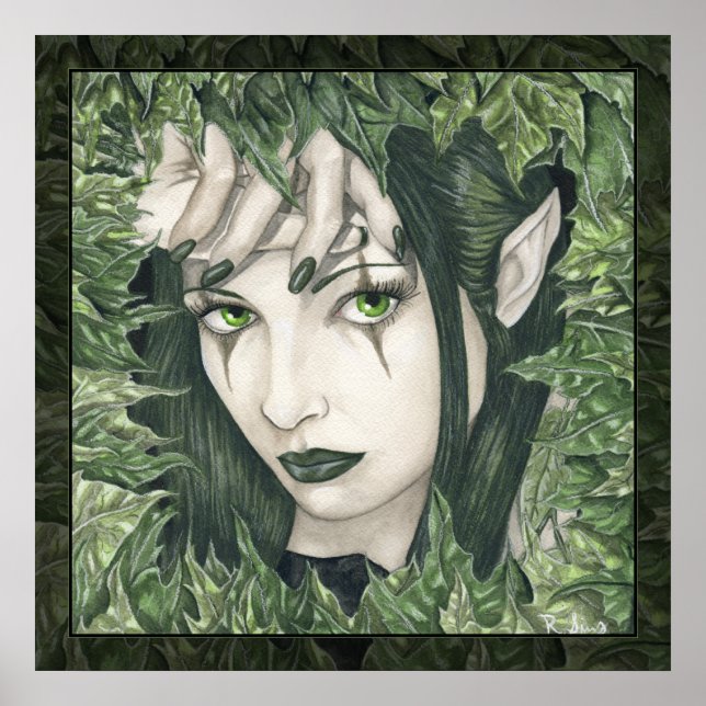 Fairy-the-Dark-Forest-Poster Poster (Vorne)