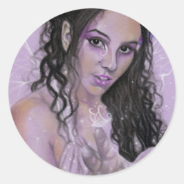 Fairy-Touch-Aufkleber Runder Aufkleber