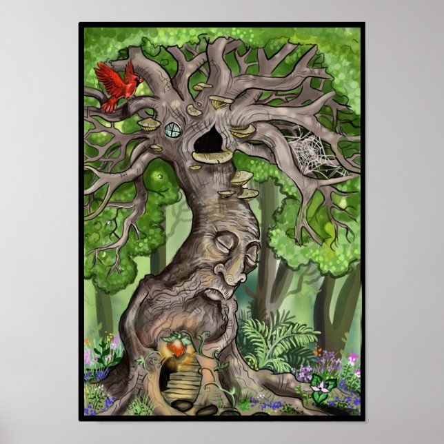 Fairy Tree Zuhause Poster (Vorne)