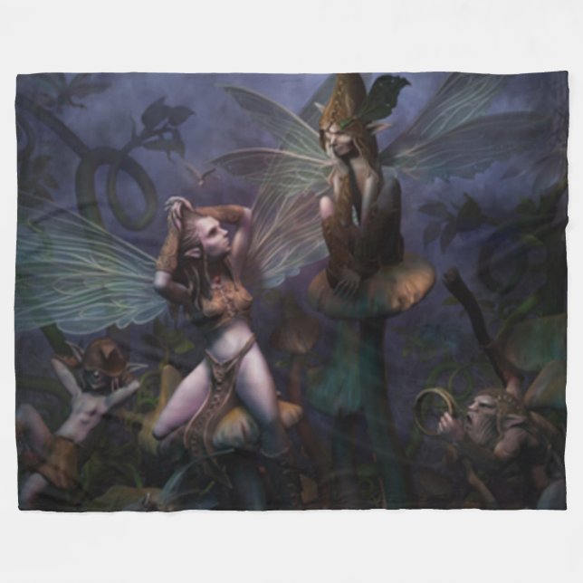 FAIRY TROLLS FLEECEDECKE (Vorderseite (Horizontal))