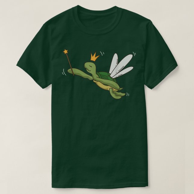 Fairy Turtle Marine Mystical Sea Turtle Fairy Lieb T-Shirt (Design vorne)