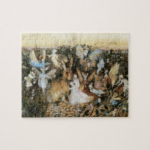 Fairy Twilight von John Anster Fitzgerald Puzzle