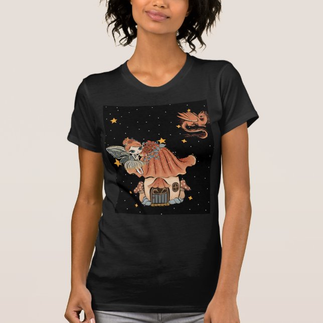 Fairy und das Mushroom House T-Shirt (Vorderseite)
