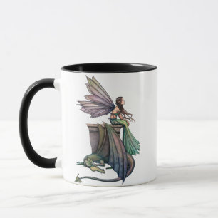 Fairy und Dragon Mug von Molly Harrison Tasse