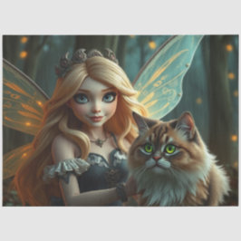 Fairy und ihre Katze, Seidenpapier