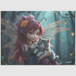 Fairy und ihre Katze, Seidenpapier