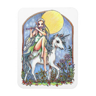 Fairy und Unicorn Magnet