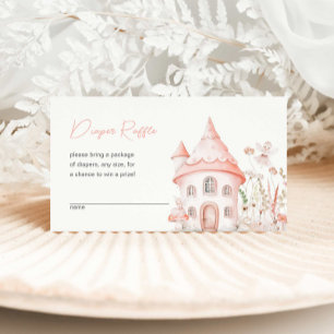 Fairy und Wildblumen Windelwindeln Begleitkarte