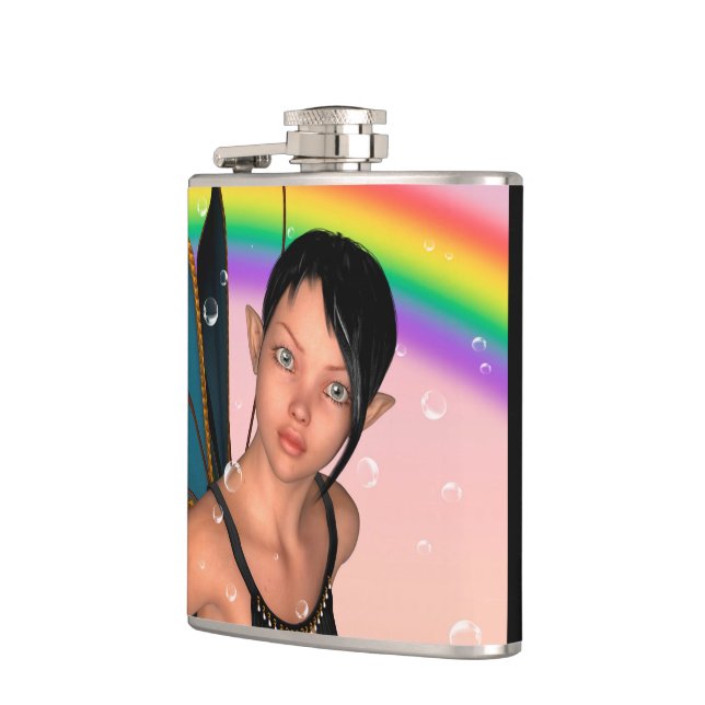 Fairy unter Rainbow Flachmann (Links)