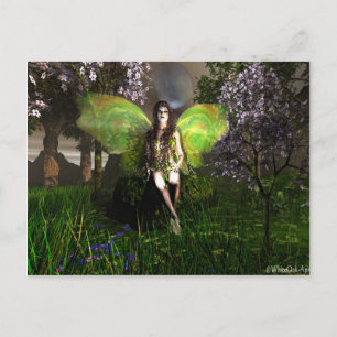 Fairy Vineglitter Postkarte