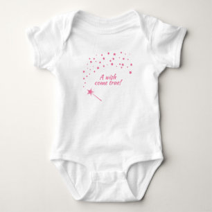 Fairy Wand & Stars, ein Wunsch wird wahr Baby Strampler