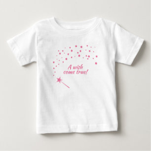 Fairy Wand & Stars, ein Wunsch wird wahr Baby T-shirt