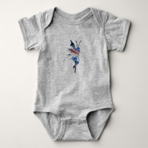 Fairy Watercolor Art Baby Jersey Bodysuit Strampler