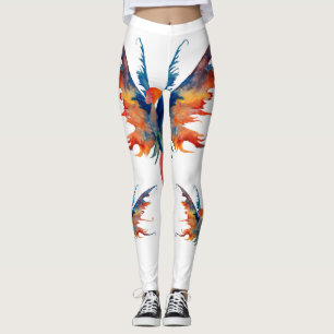 Fairy Watercolor Art Custom Leggings