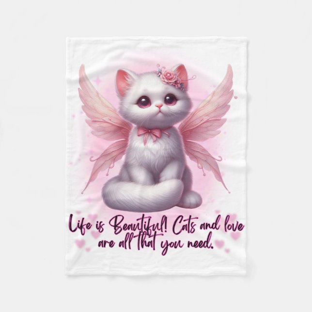Fairy Whiskers of Liebe Fleecedecke (Vorderseite)