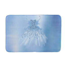Fairy Wing Ice Gown | Frost Blue Iridescent Sheen Badematte