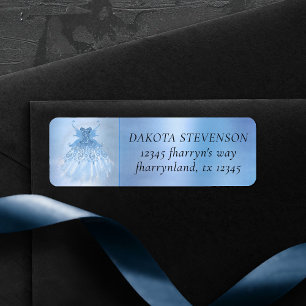 Fairy Wing Ice Gown Frost Blue Sheen-Adresse