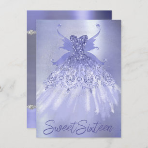 Fairy Wing Lavender Gown   Lila Iridescent Sheen Einladung