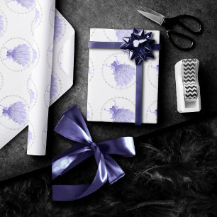 Fairy Wing Lavender Gown Lila Iridescent Sheen Geschenkpapier