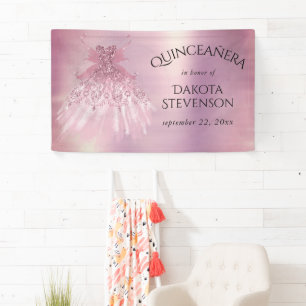 Fairy Wing Mauve Gown Luxuriöse Dusty Pink Sheen Banner