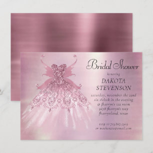 Fairy Wing Mauve Gown Luxuriöse Dusty Pink Sheen Einladung