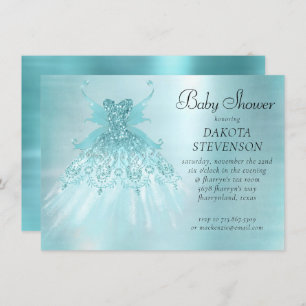 Fairy Wing Mind Gown   Luxe Pearl Green Aqua Sheen Einladung