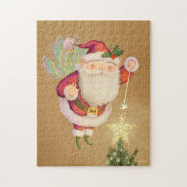 Fairy Wings Santa Puzzle