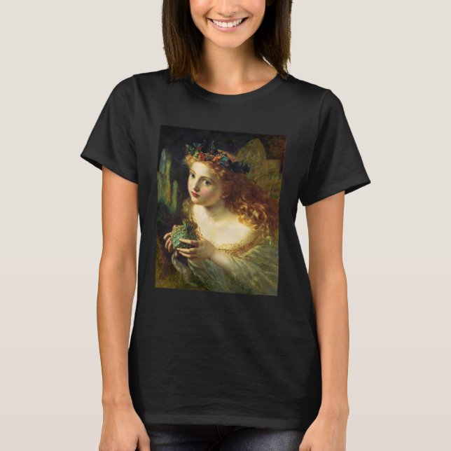 Fairy With Butterfly Crown Sophie Gengembre Anders T-Shirt (Vorderseite)