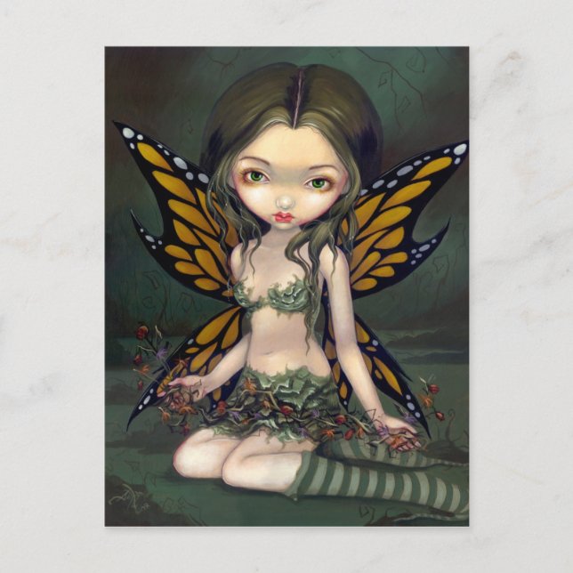 "Fairy with Driry Blume" Postkarte (Vorderseite)