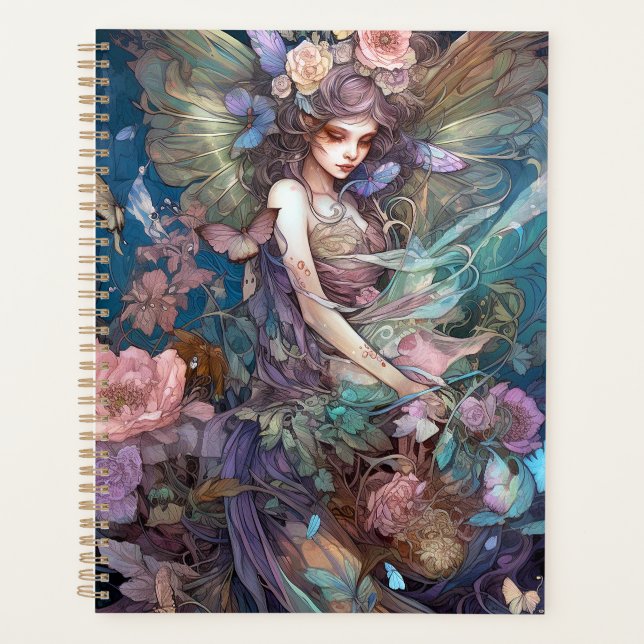 Fairy Woman Fantasy Art Planer (Vorderseite)