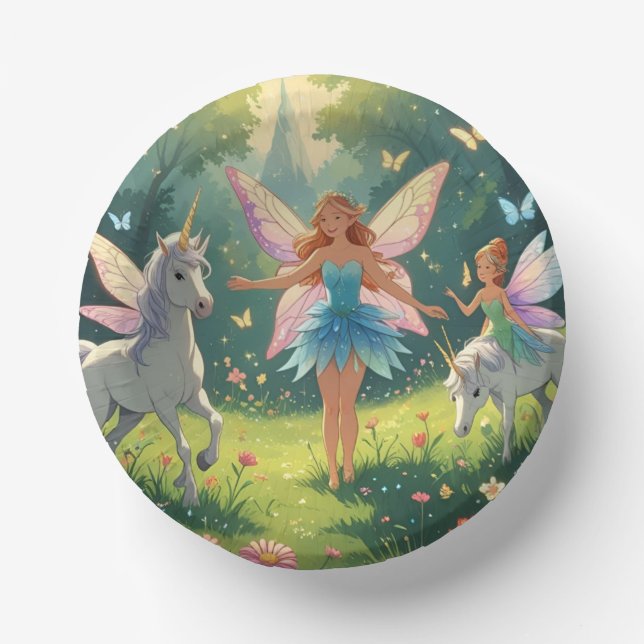 Fairy Wonderland Collection Gastgeschenk Pappteller (Vorderseite)