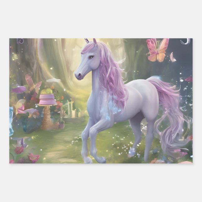 Fairy Wonderland Collection Geschenkpapier Set (Vorderseite)