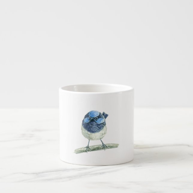 Fairy Wren Espressotasse (Vorderseite)