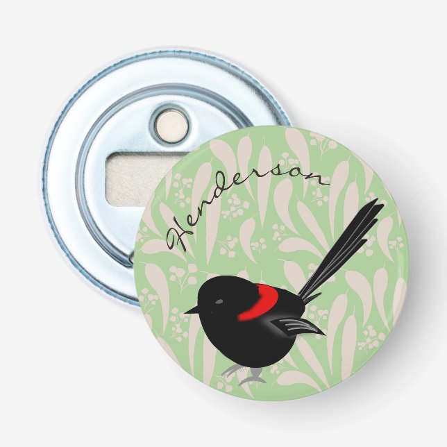 Fairy Wren Flaschenöffner (Vorderseite)