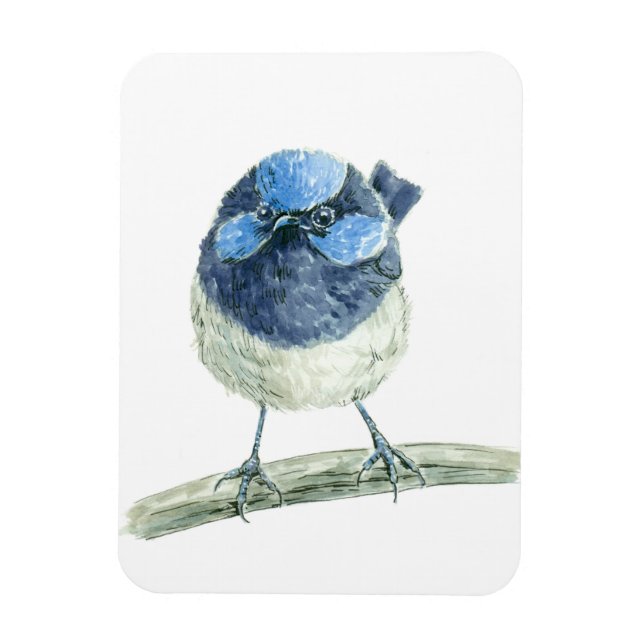 Fairy Wren Magnet (Vertikal)