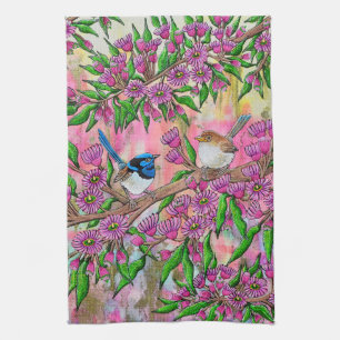 Fairy Wren Tea Towel Geschirrtuch