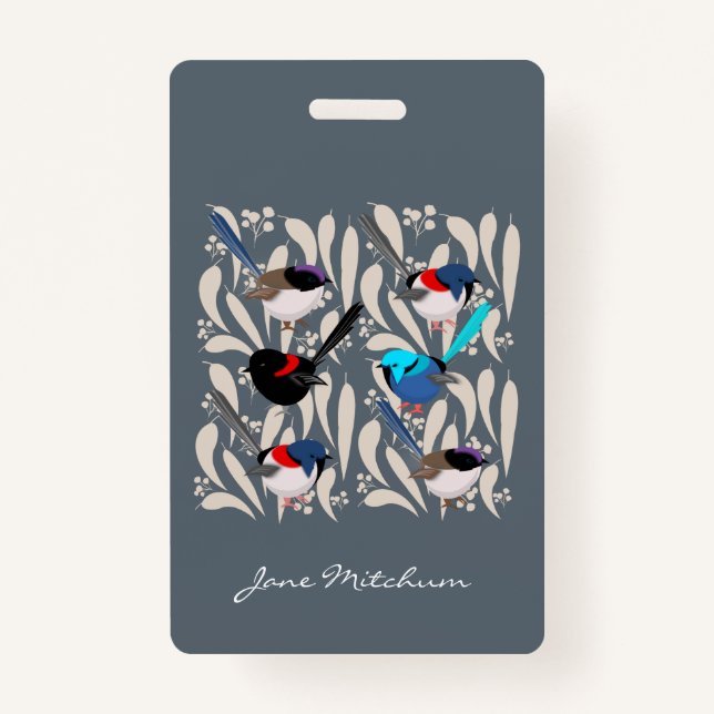 Fairy Wrens Ausweis (Vorderseite)