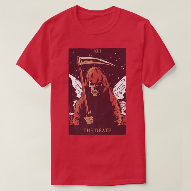 Fairycore-Ästhetik: Der grimmige Sensenmann der To T-Shirt (Design vorne)