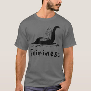 Fairycore Ästhetik Fairy Loch Ness Monster Fairin T-Shirt