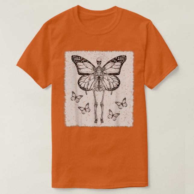 Fairycore Ästhetik Goth Funny Gothic Skeleton Fai T-Shirt (Design vorne)