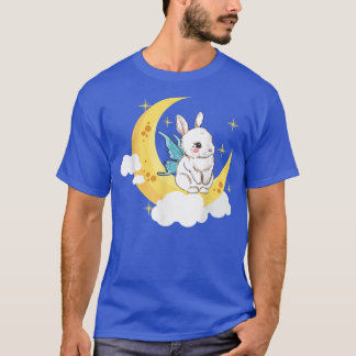 Fairycore ästhetische Fairy Bunny Kanbit auf einer T-Shirt