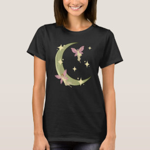 Fairycore Ästhetische Fairy Core Grunge Crescent M T-Shirt