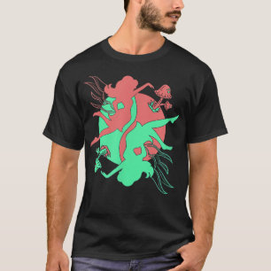Fairycore Ästhetische Fairy Core Grunge Ying Yang T-Shirt