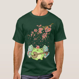 Fairycore ästhetischer Fairy Frog spielen Banjo Ch T-Shirt