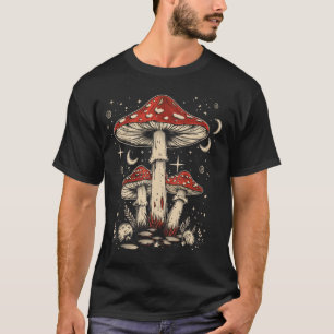 Fairycore CottageCore Mystische Pilze T-Shirt