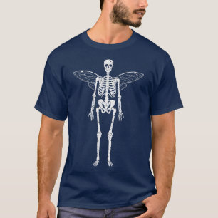 Fairycore Skeleton Fairy Grunge ästhetische Goth W T-Shirt