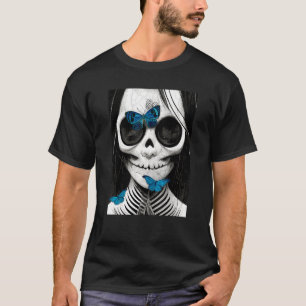 Fairycore Skull Butterfly grauenhaft grunge gothis T-Shirt