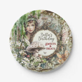 Fairyland Birthday Party Plate Pappteller