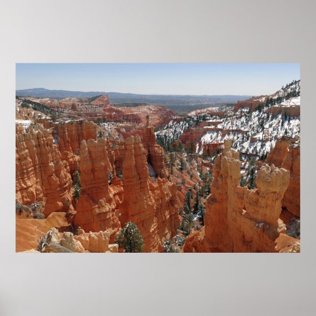 Fairyland Canyon im Nationalpark Bryce Canyon Poster (Vorne)